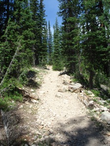 Backpacking With Melissa - Duck Lake 2008 - 014