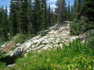 Backpacking With Melissa - Duck Lake 2008 - 016